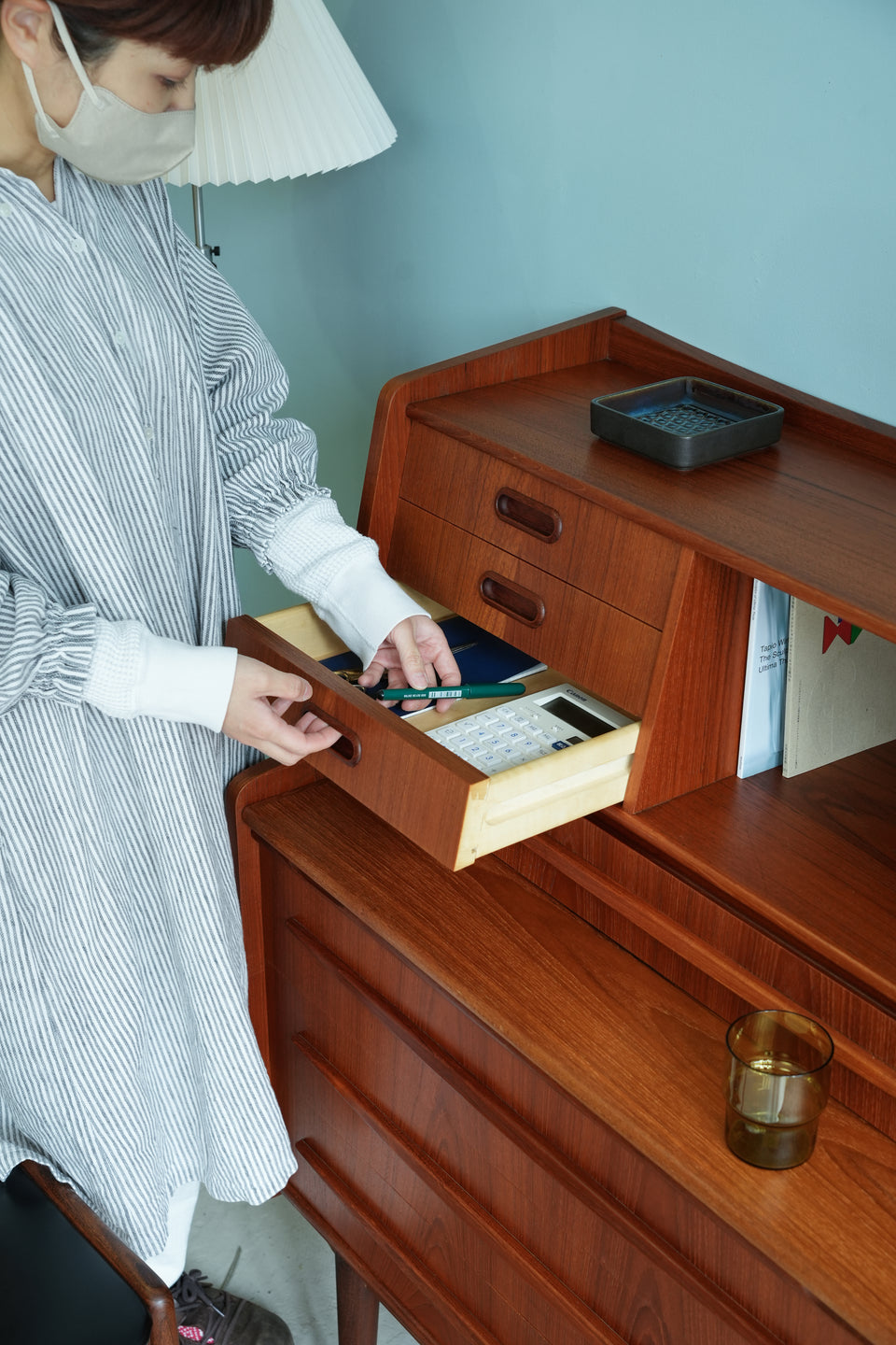 Danish Vintage Writing Bureau Dresser Gunnar Falsig/デンマークヴィンテージ ライティングビューロー ドレッサー 北欧家具