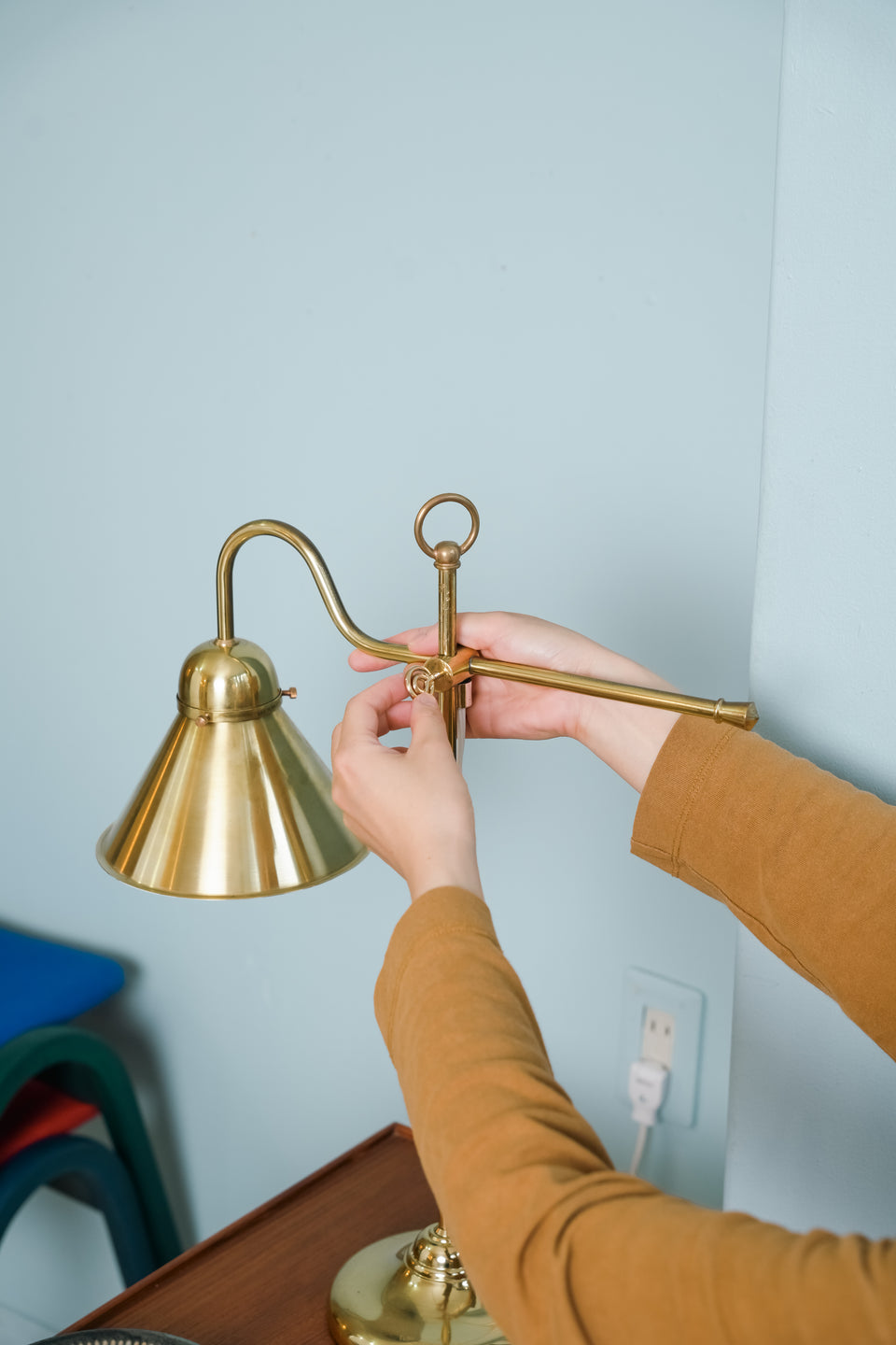 Danish Vintage Brass Table Lamp/デンマークヴィンテージ テーブルランプ 真鍮
