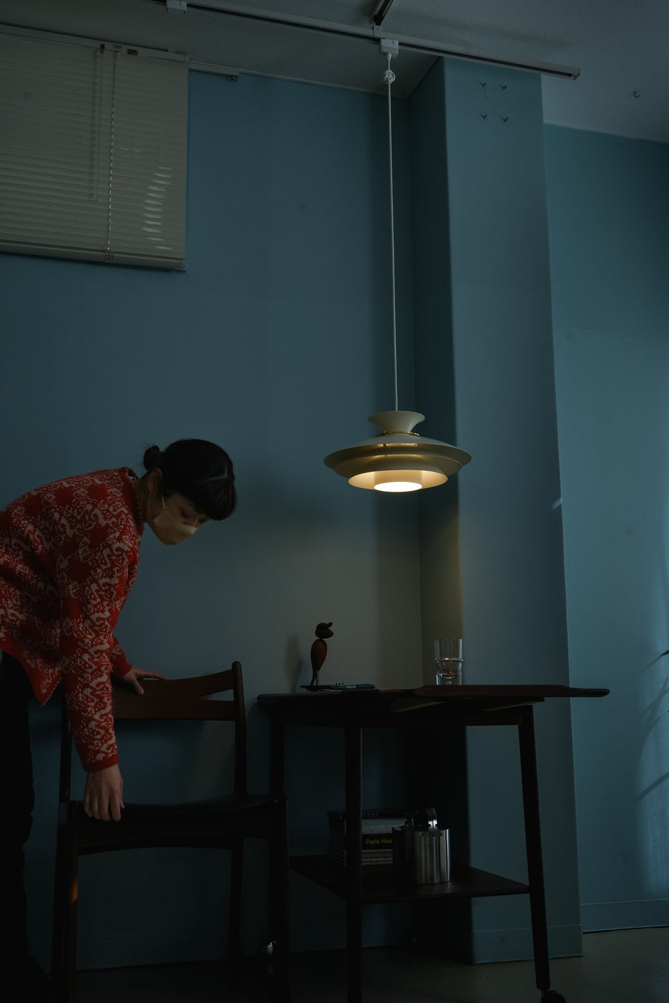 Danish Vintage Multi Shade Pendant Light/デンマークヴィンテージ ペンダントライト 照明 北欧モダン 