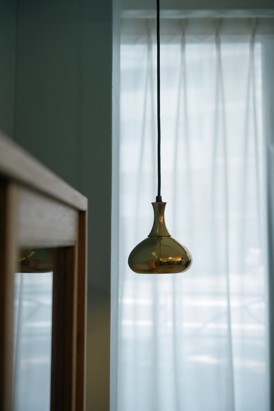 Danish Vintage Scandi-Lamp Brass Pendant Light/デンマークヴィンテージ ペンダントライト 真鍮製