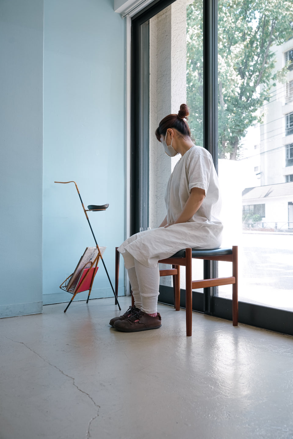Danish Vintage Spøttrup Møbelfabrik Stool Ottoman/デンマークヴィンテージ スツール オットマン チーク材
