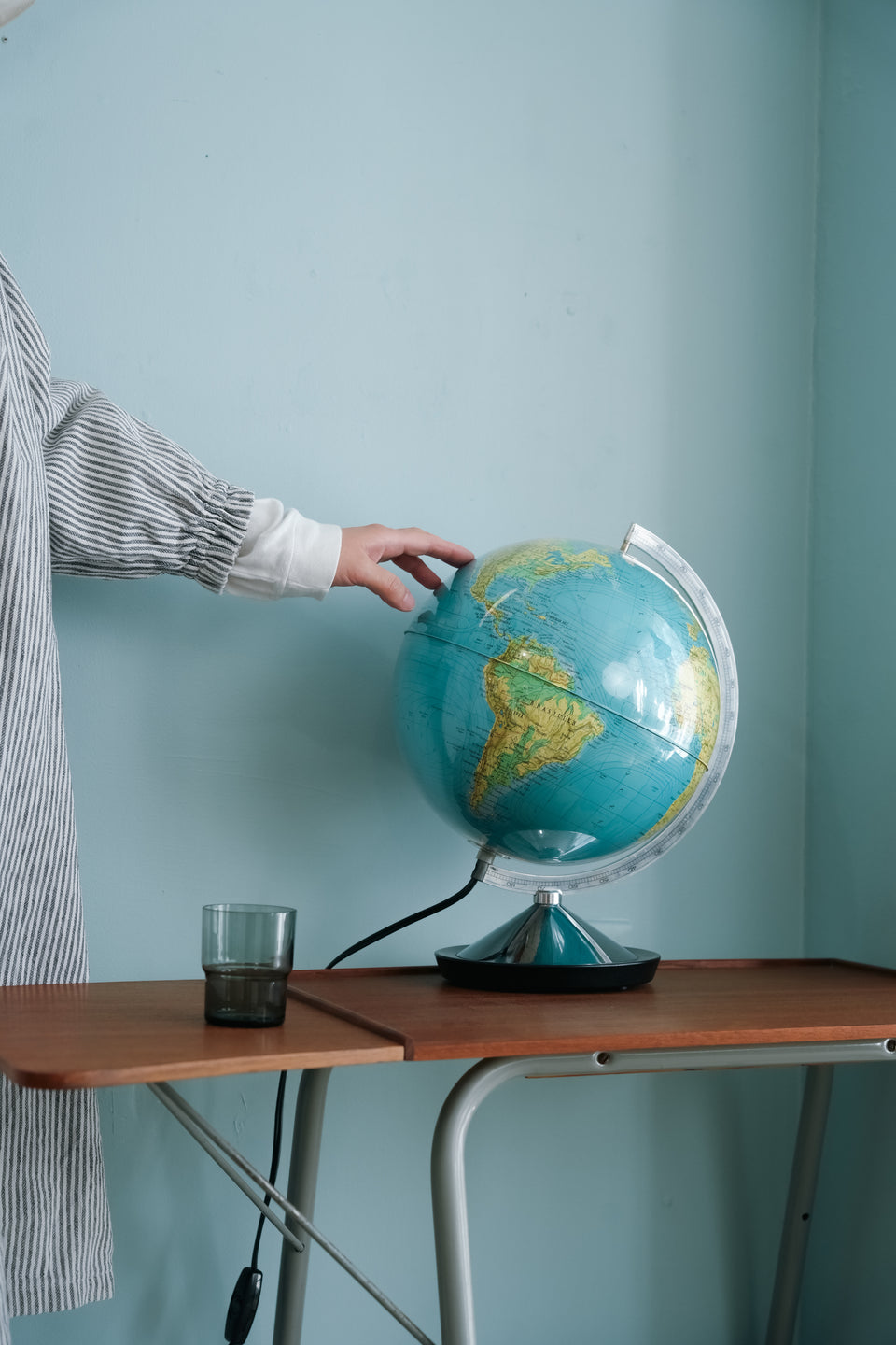 Esselte Combi Globen Globe Lamp/ヴィンテージ 地球儀ランプ デンマーク語
