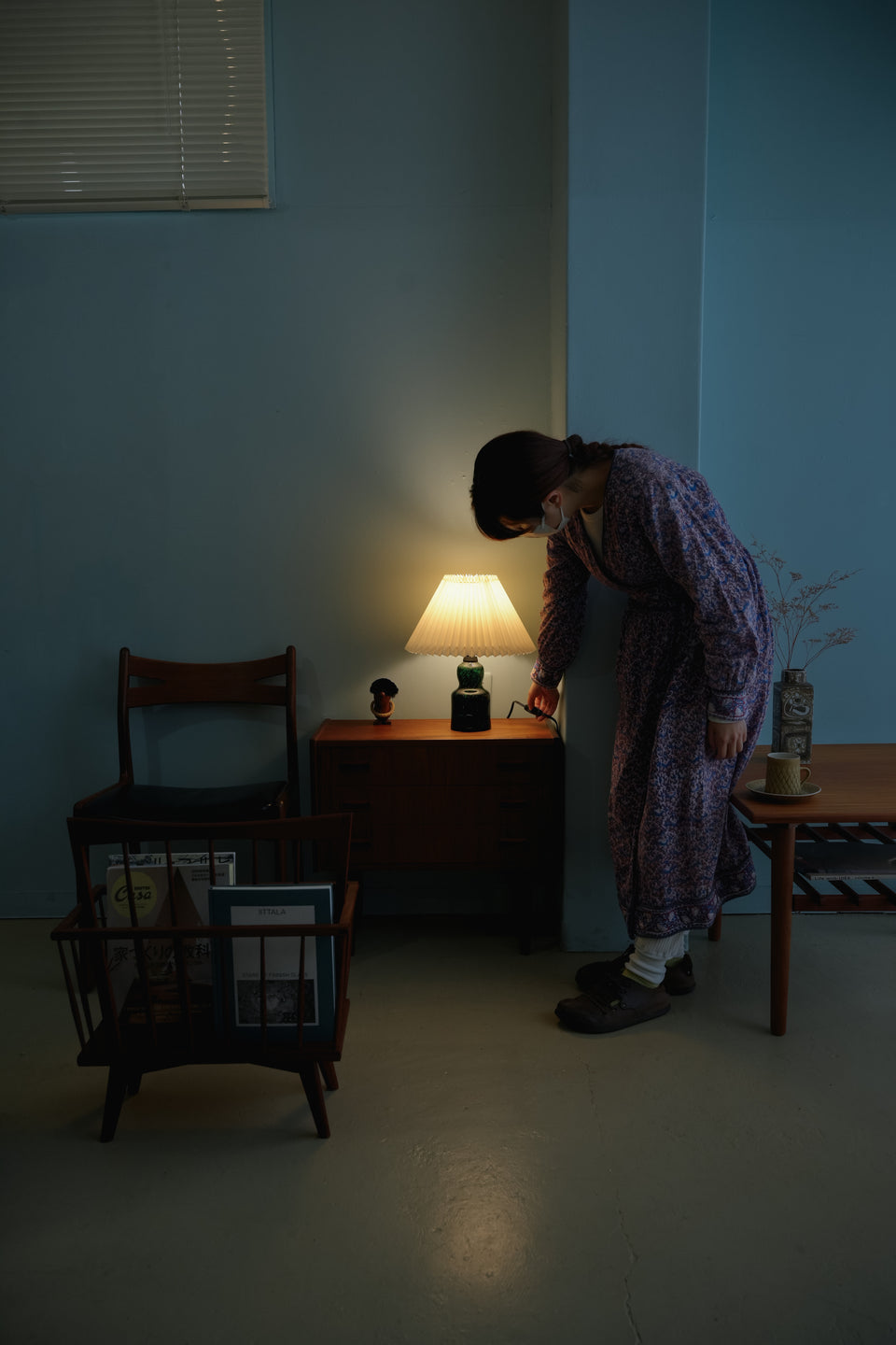 Granna Glasbruk Table Lamp Swedish Vintage/スウェーデンヴィンテージ テーブルランプ ガラス
