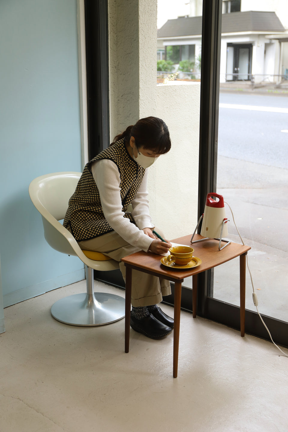 Japanese Vintage KOTOBUKI FRP Swivel Shell Chair/ジャパニーズヴィンテージ コトブキ シェルチェア 回転椅子 ミッドセンチュリー