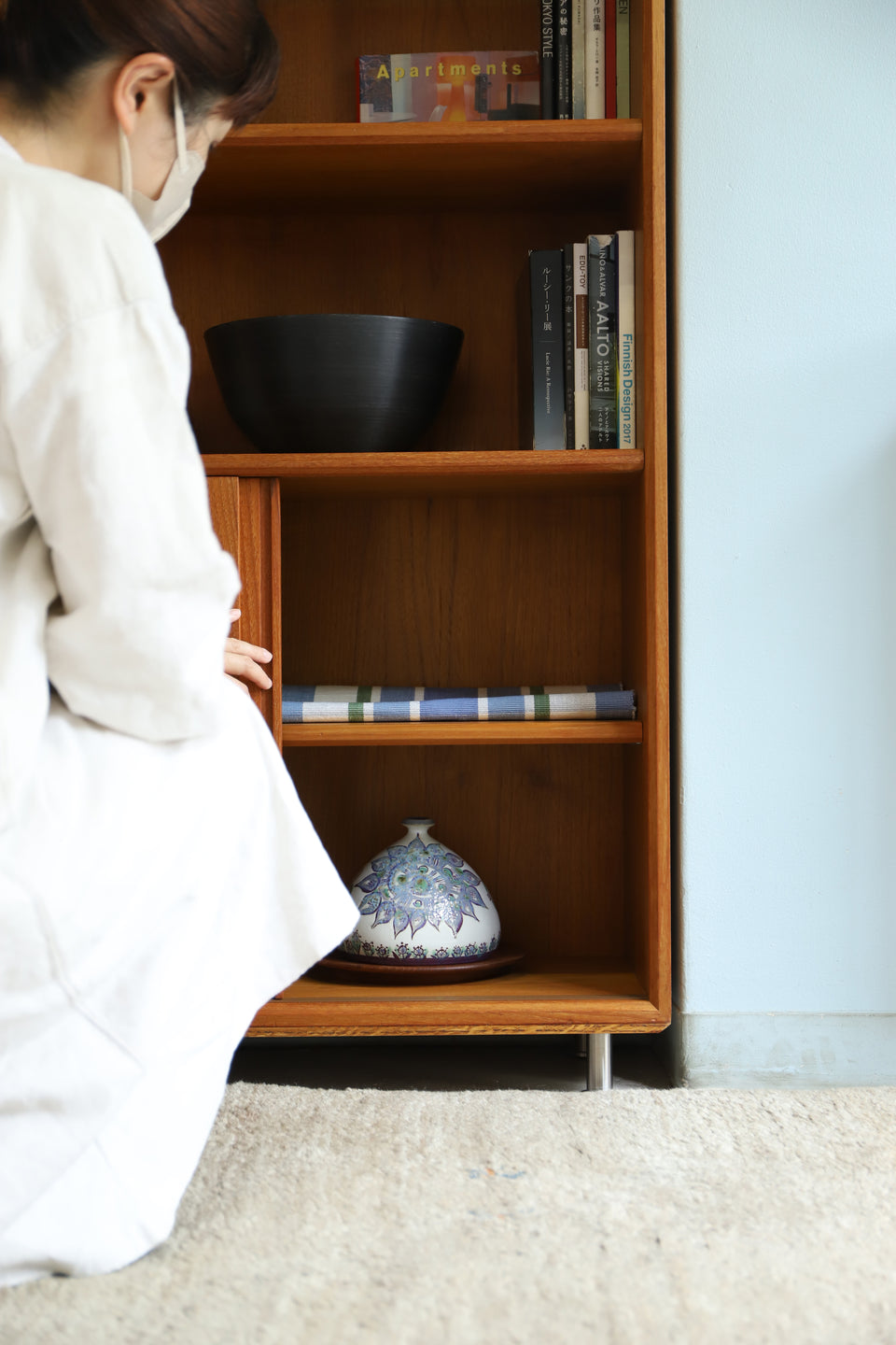 Danish Vintage Teakwood Bookcase/デンマークヴィンテージ ブックケース 本棚 チーク材 北欧家具