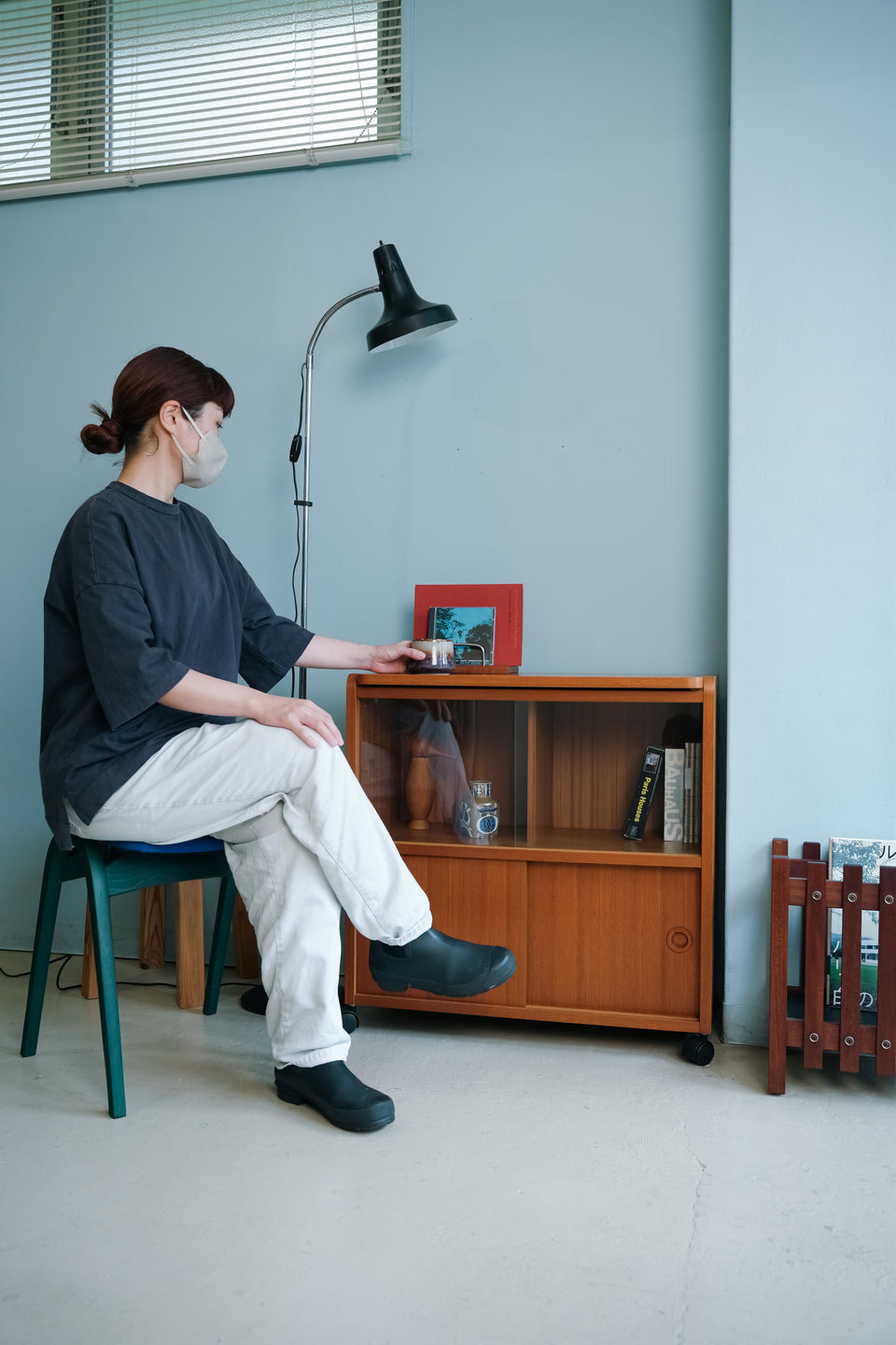 Japanese Vintage Teak Kitchen Cabinet/ジャパンヴィンテージ キッチンキャビネット チーク材