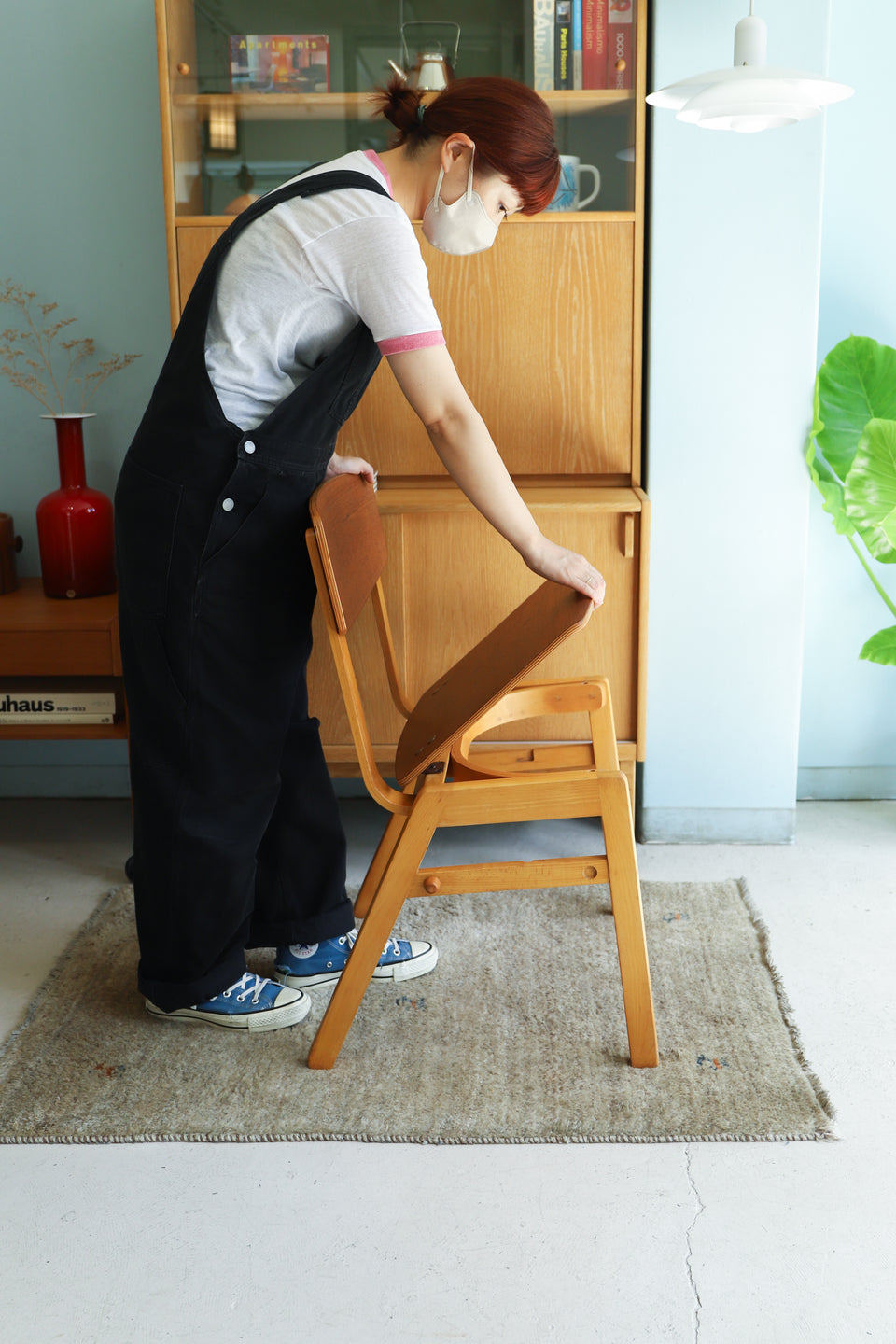 Kvetny & Sønners Stolefabrik School Chair Danish Vintage/デンマークヴィンテージ スクールチェア 椅子 北欧家具