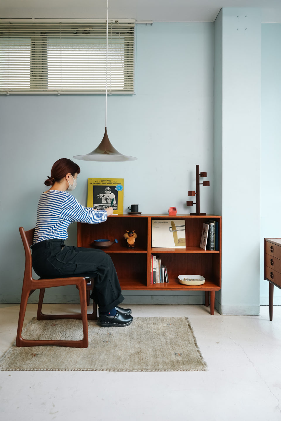 Low Bookcase Teakwood Danish Vintage/デンマークヴィンテージ ローブックケース 本棚 チーク材 北欧家具