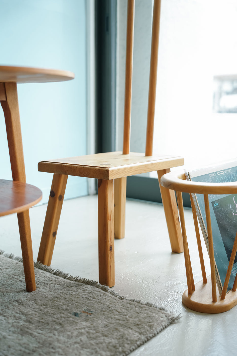 Scandinavian Vintage Step Stool Pinewood/北欧ヴィンテージ ステップスツール パイン材
