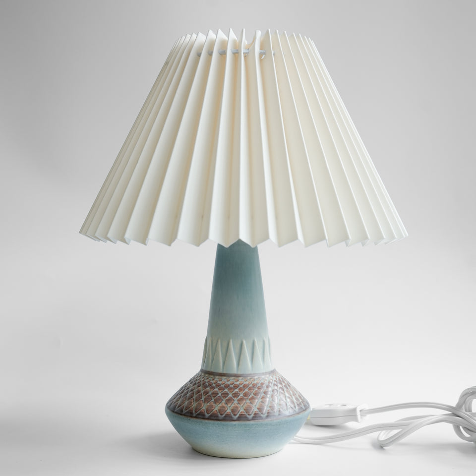Soholm Table Lamp Model 926 Light Blue and Brown/テーブルランプ エイナー・ヨハンセン スーホルム デンマークヴィンテージ