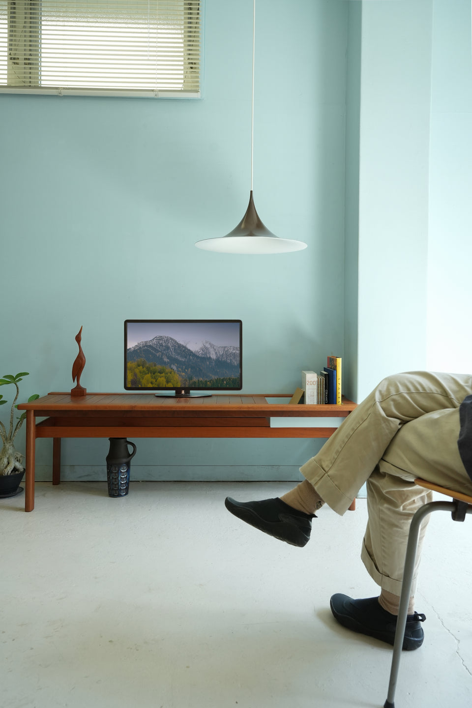 Swedish Vintage Coffee Table “Florida” Ingvar Andersson/スウェーデンヴィンテージ コーヒーテーブル プランター付き 北欧家具