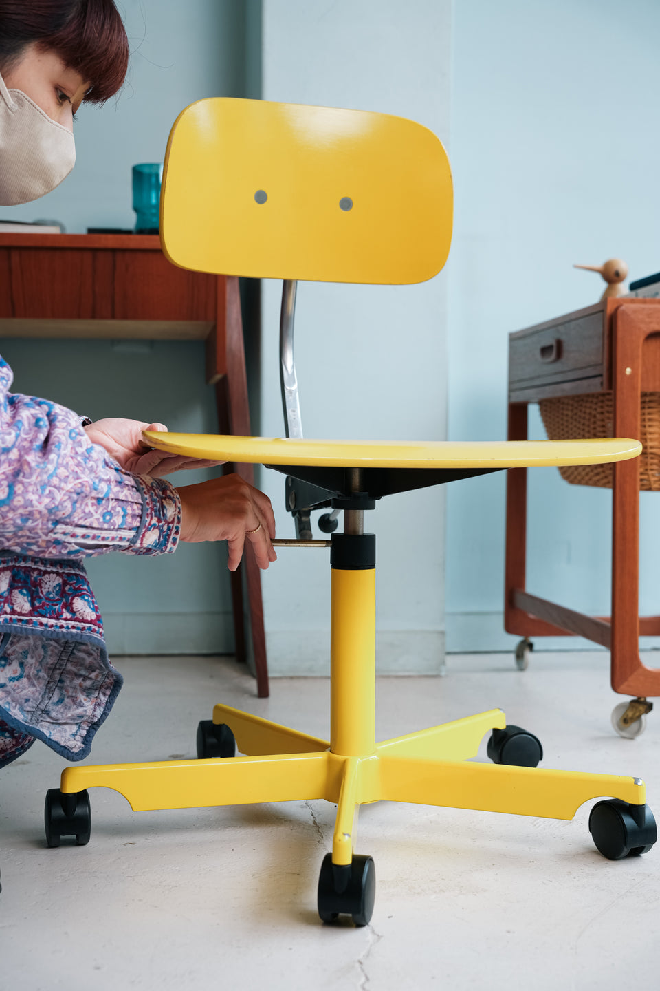 ヴィンテージ ケヴィ キャスターチェア ヨルゲン・ラスムッセン 北欧