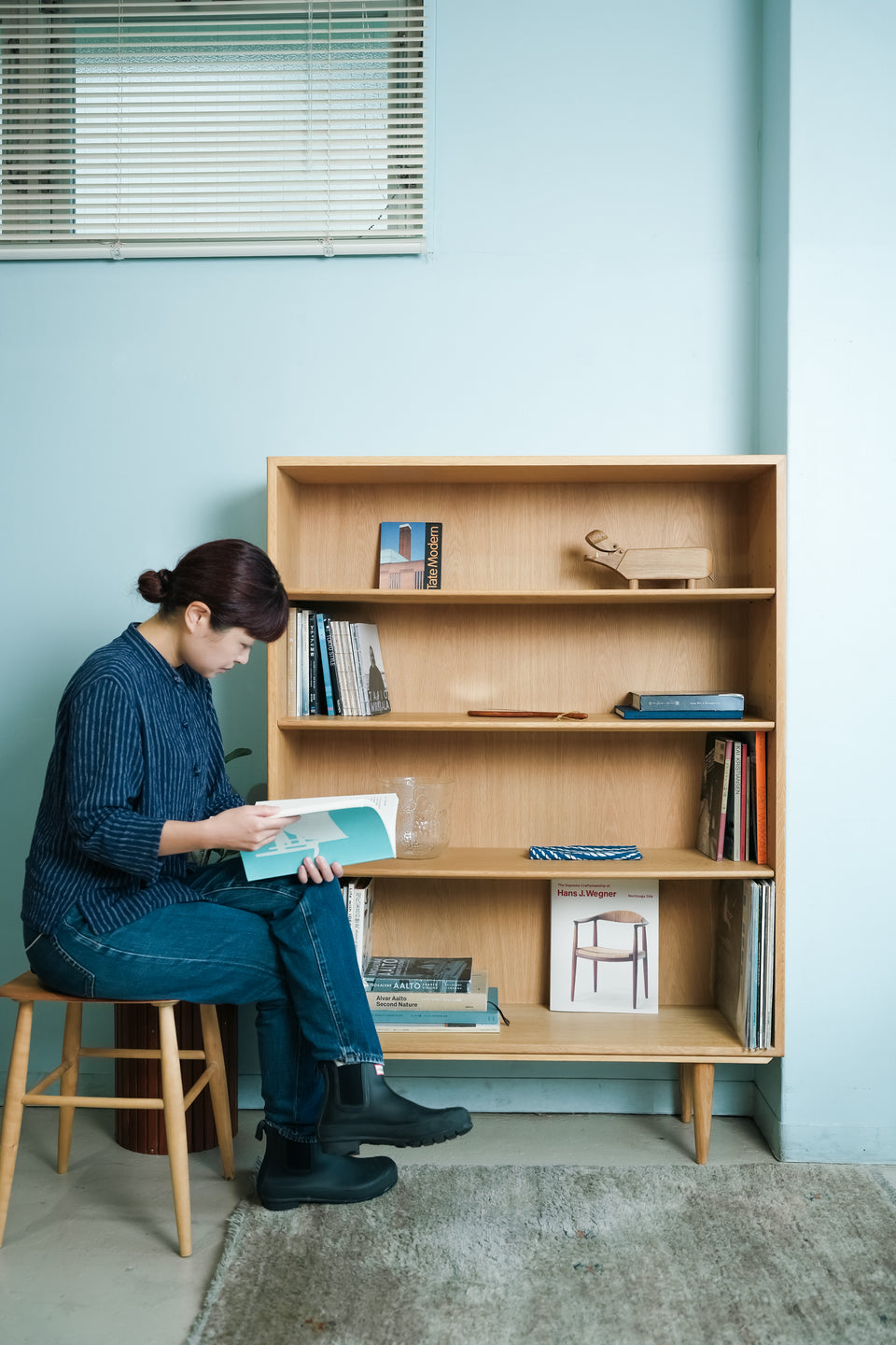 Borge Mogensen Oak Bookcase Soborg Mobler/ボーエ・モーエンセン ブックケース 本棚  オーク材 デンマークヴィンテージ

