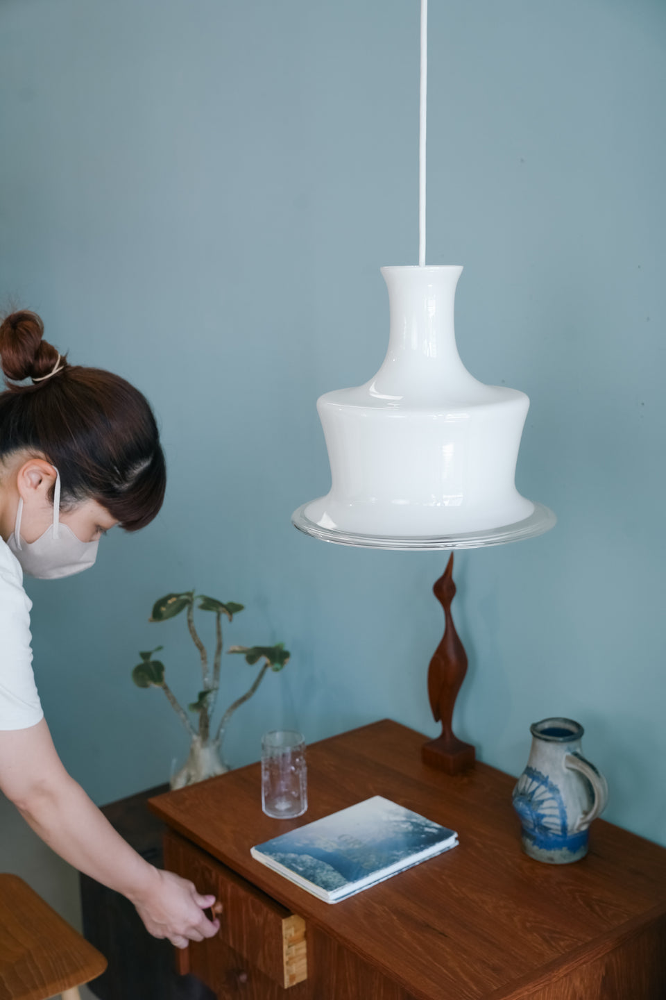 Holmegaard Pendant Light Sonate White/ホルムガード ペンダントライト ソナタ ホワイト
