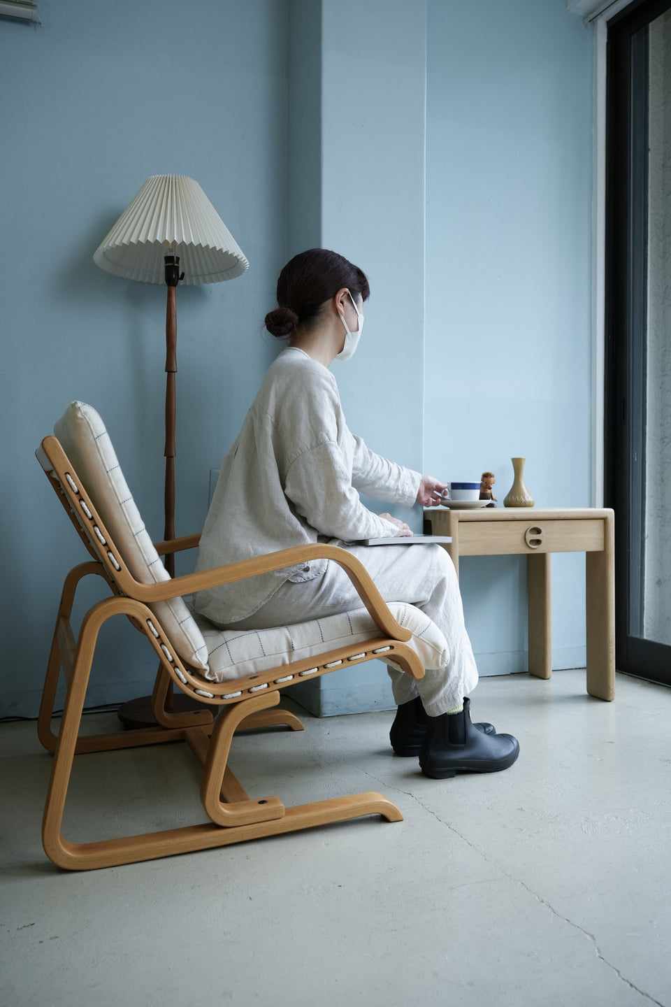 Scandinavian Vintage Beech Plywood Easy Chair/北欧ヴィンテージ イージーチェア ビーチ材 プライウッド