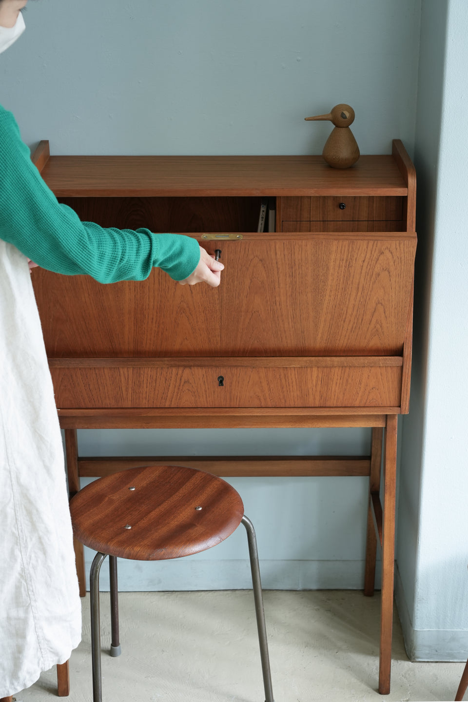 Swedish Vintage Teak Writing Bureau/スウェーデンヴィンテージ ライティングビューロー チーク材