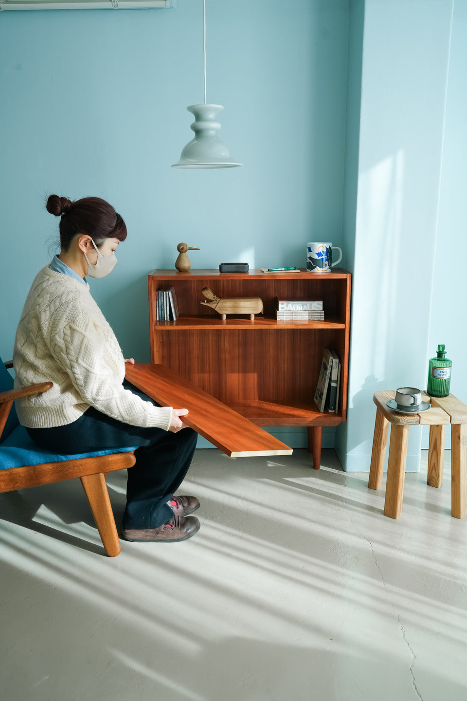 Teak Small Bookcase Danish Vintage/デンマークヴィンテージ スモールブックケース 本棚 チーク材 北欧家具