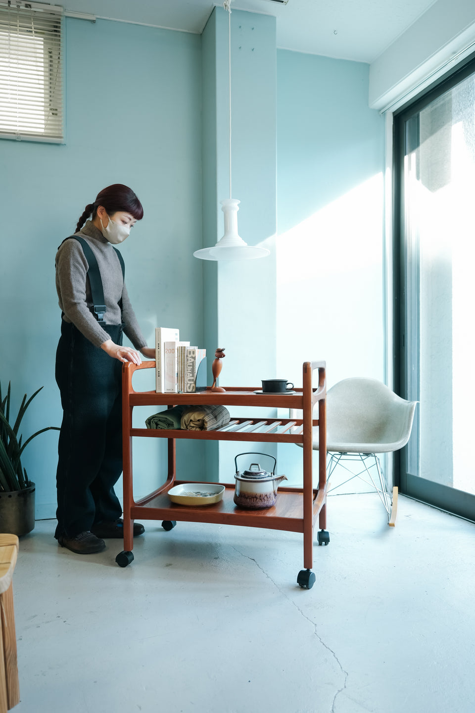 Brink Mobler Teak Serving Trolley Wagon/ブリンクモブラー サービングトロリー ワゴン チーク材 デンマークヴィンテージ