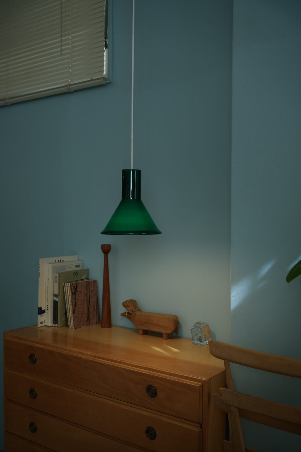 Small Holmegaard P&T Pendant Green Michael Bang/スモール ホルムガード ペンダントライト グリーン 照明 デンマークヴィンテージ