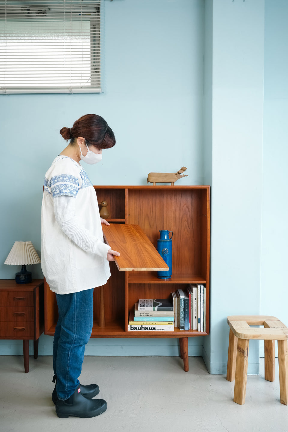 Danish Vintage Teak Bookcase/デンマークヴィンテージ ブックケース 本棚 チーク材