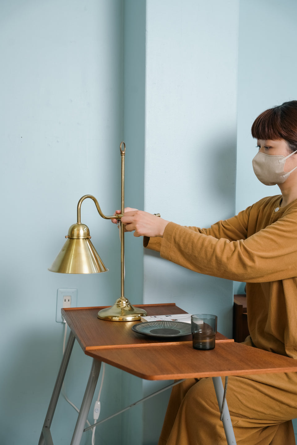 Danish Vintage Brass Table Lamp/デンマークヴィンテージ テーブルランプ 真鍮
