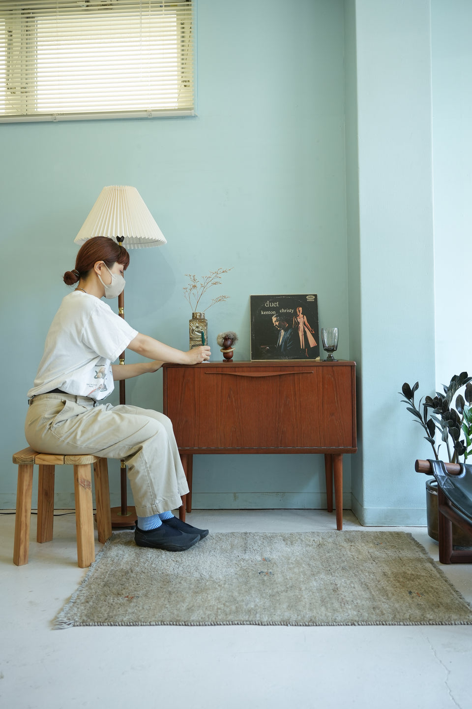 Danish Vintage Lyby Møbler Small Cabinet/デンマークヴィンテージ スモールキャビネット チーク材 北欧家具