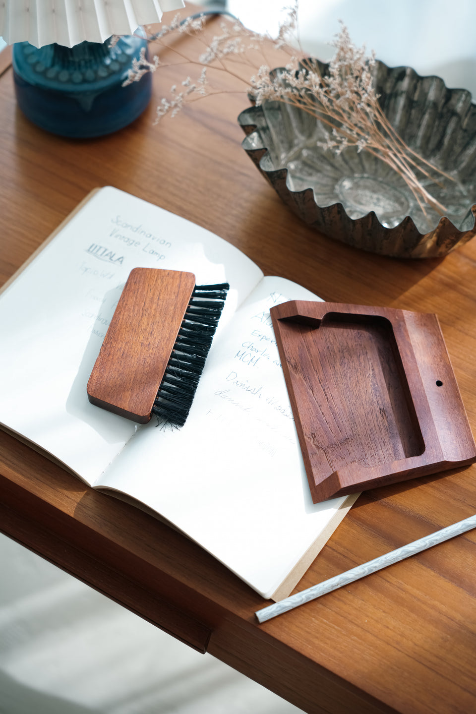 Danish Vintage Teak Dustpan & Brush/デンマークヴィンテージ チーク ダストパン ブラシ 北欧雑貨
