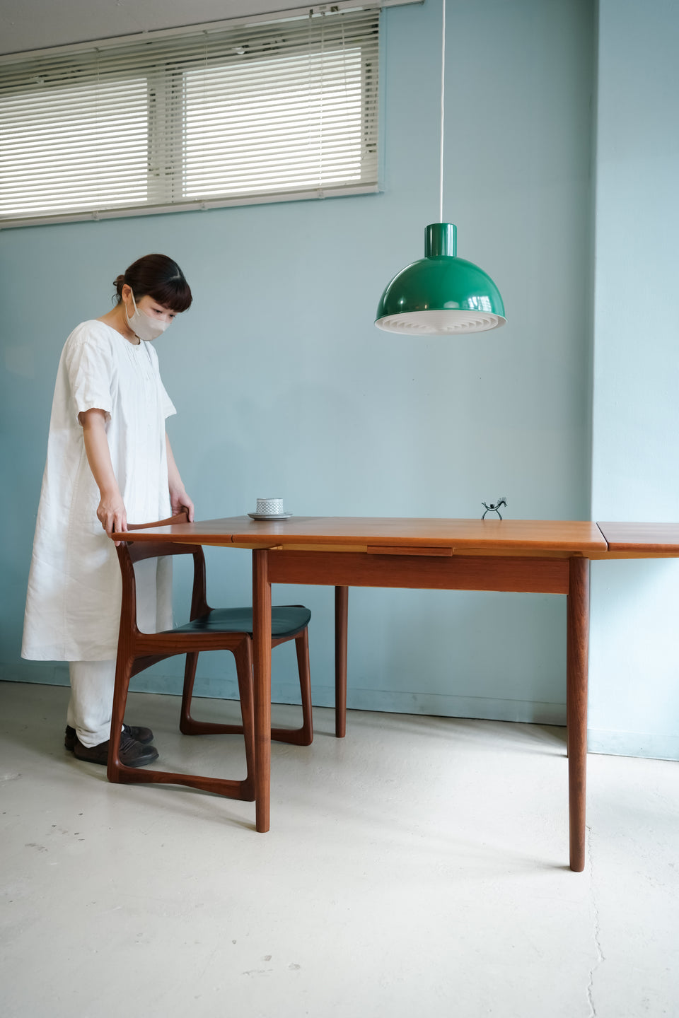 Extension Square Dining Table Teak Danish Vintage/デンマークヴィンテージ エクステンション ダイニングテーブル