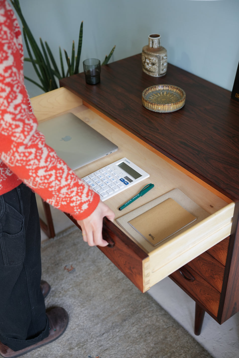 Feldballes Møbelfabrik 4Drawer Chest Kai Kristiansen Rosewood/カイ・クリスチャンセン 4段チェスト ローズウッド デンマークヴィンテージ 北欧家具