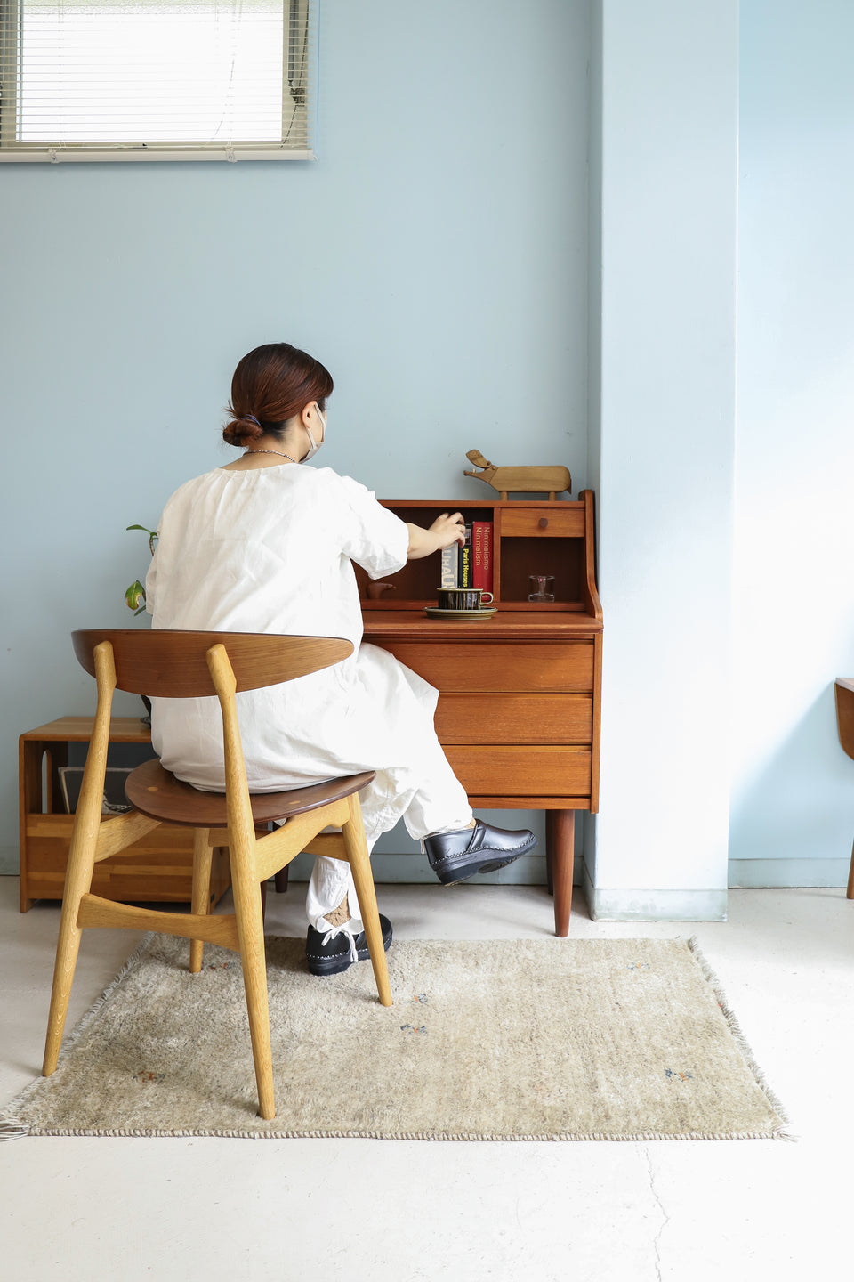 Writing Bureau Teakwood Danish Vintage/デンマークヴィンテージ ライティングビューロー デスク チーク材 北欧家具