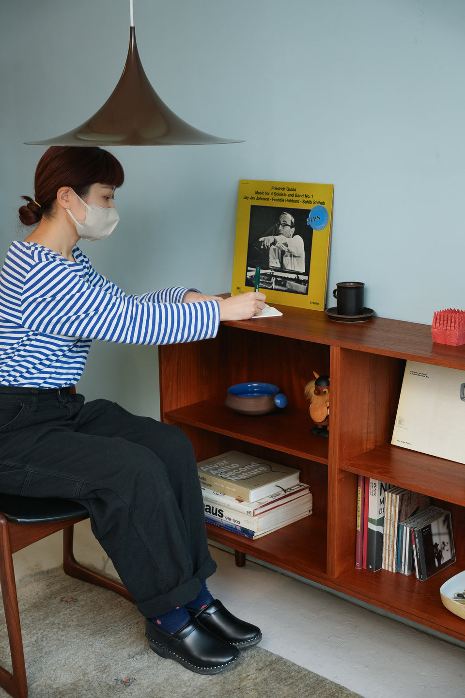 Low Bookcase Teakwood Danish Vintage/デンマークヴィンテージ ローブックケース 本棚 チーク材 北欧家具