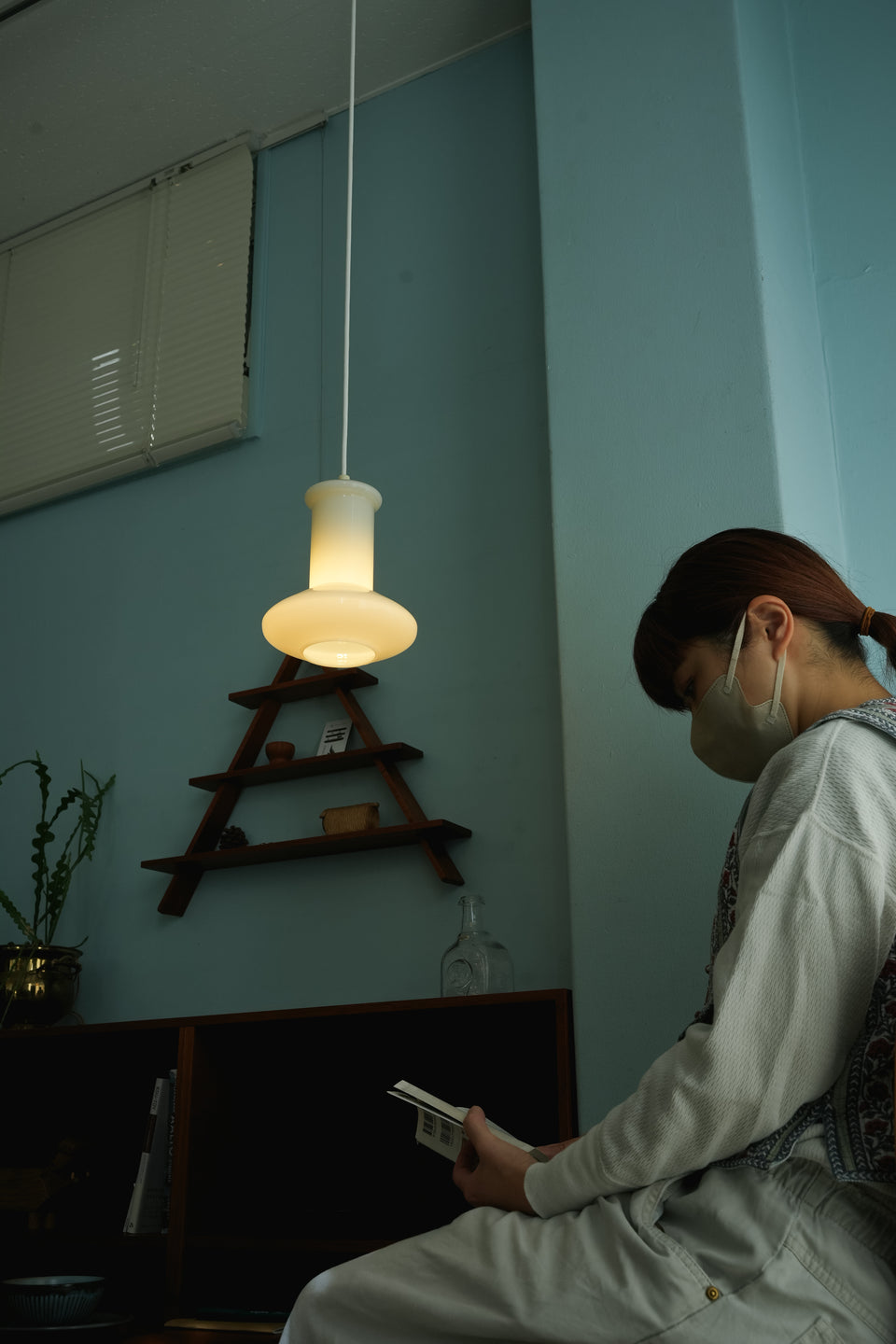 Lyskaer Glass Pendant Light 4762 Danish Vintage/デンマークヴィンテージ ペンダントライト ガラスシェード 照明 北欧インテリア