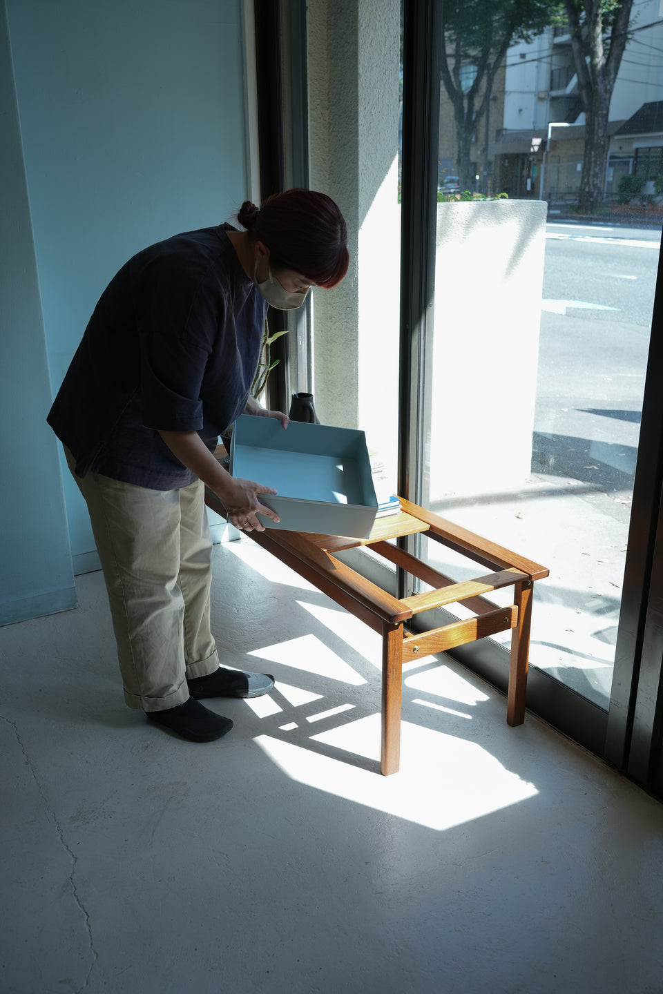 Swedish Vintage Coffee Table “Florida” Ingvar Andersson/スウェーデンヴィンテージ コーヒーテーブル プランター付き 北欧家具