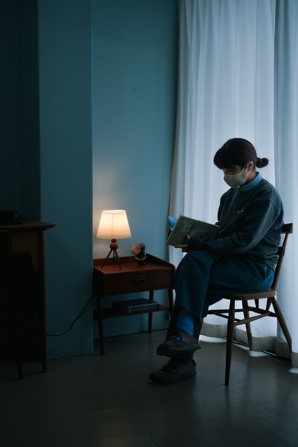 Teak Tripod Table Lamp Danish Vintage/デンマークヴィンテージ テーブルランプ チーク材 照明 北欧インテリア