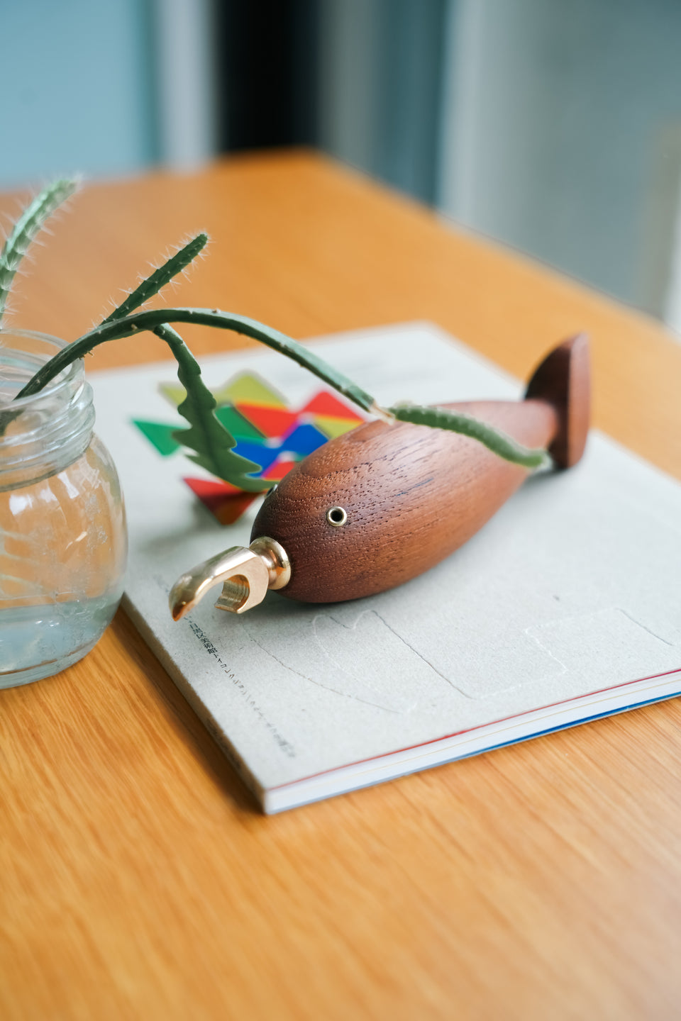 デンマークヴィンテージ お魚 ボトルオープナー 栓抜き チーク材/Teak
