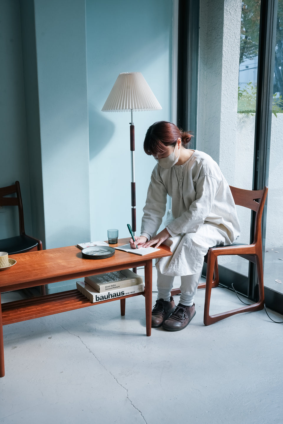 Teakwood Coffee Table with Rack Danish Vintage/デンマークヴィンテージ コーヒーテーブル ラック付 チーク材 北欧家具