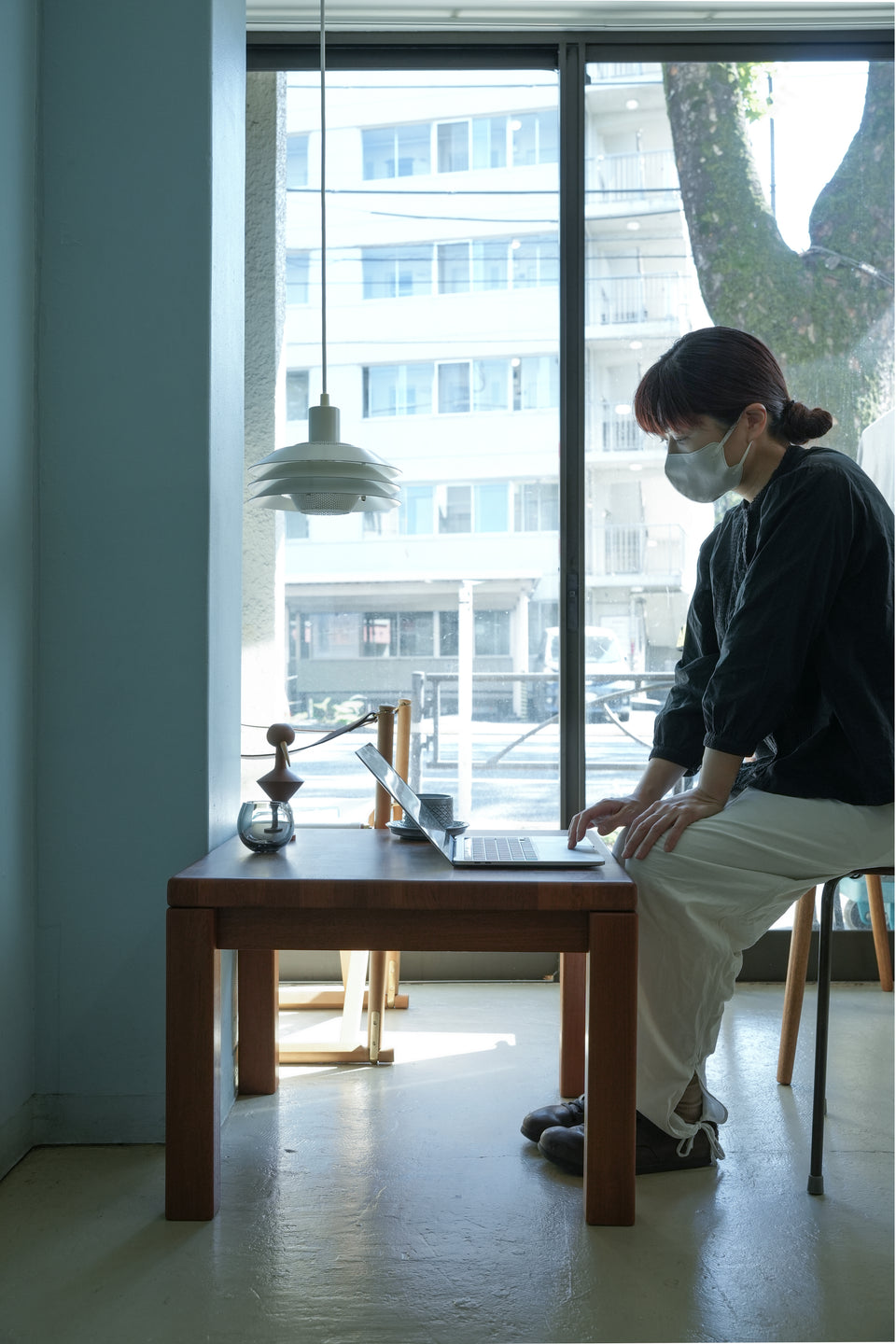 Vintage Solid Teak Square Coffee Table/ヴィンテージ コーヒーテーブル チーク材
