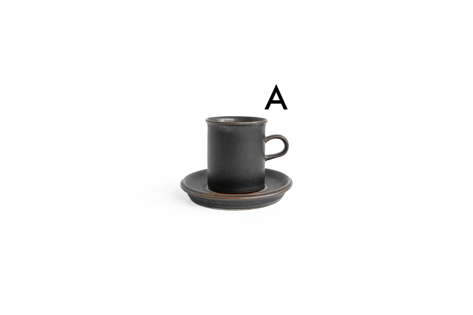 Ruska ARABIA Coffee Cup and Saucer Plate Vintage/ルスカ アラビア コーヒーカップ&ソーサー プレート 北欧ヴィンテージ食器