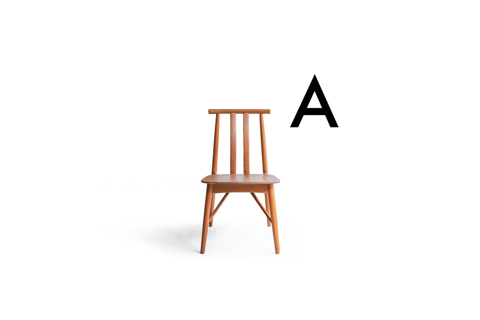 A: Japanese Vintage Teak Dining Chair