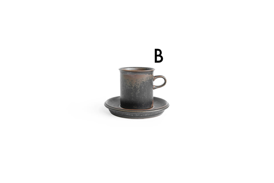 Ruska ARABIA Coffee Cup and Saucer Plate Vintage/ルスカ アラビア コーヒーカップ&ソーサー プレート 北欧ヴィンテージ食器