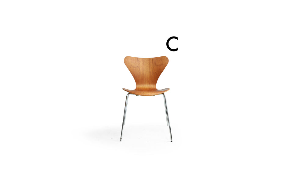 フリッツハンセン セブンチェア チーク材 アルネ・ヤコブセン 北欧ヴィンテージ/Fritz Hansen Series 7 Chair Model  3107 Teakwood Arne Jacobsen – FURUICHI/古一