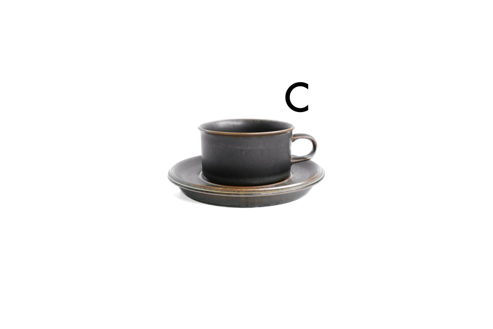 Vintage ARABIA Ruska Tea Cup and Saucer/アラビア ルスカ ティーカップ&ソーサー 北欧ヴィンテージ食器
