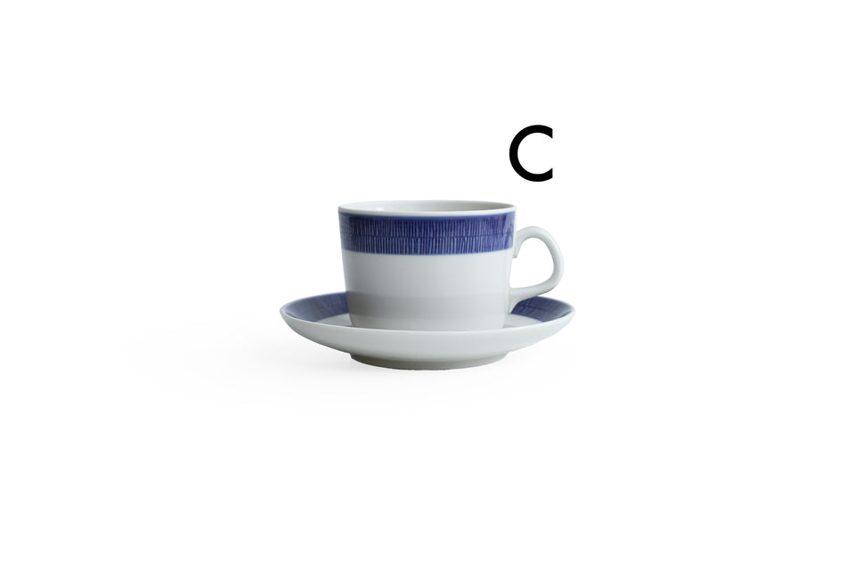 Rorstrand Koka Bla Tea Cup & Saucer Hertha Bengtson/ロールストランド コカ ブルー ティーカップ＆ソーサー ヘルタ・ベングトソン