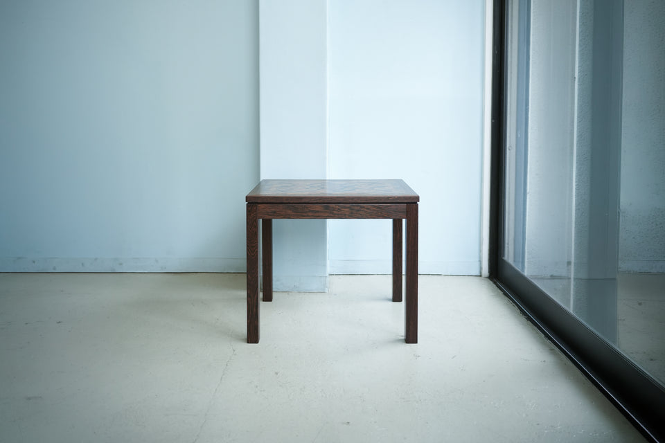 Tranekær Furniture Wenge Mosaic Side Table Danish Vintage / トラネケア ウェンジ モザイク サイドテーブル デンマークヴィンテージ