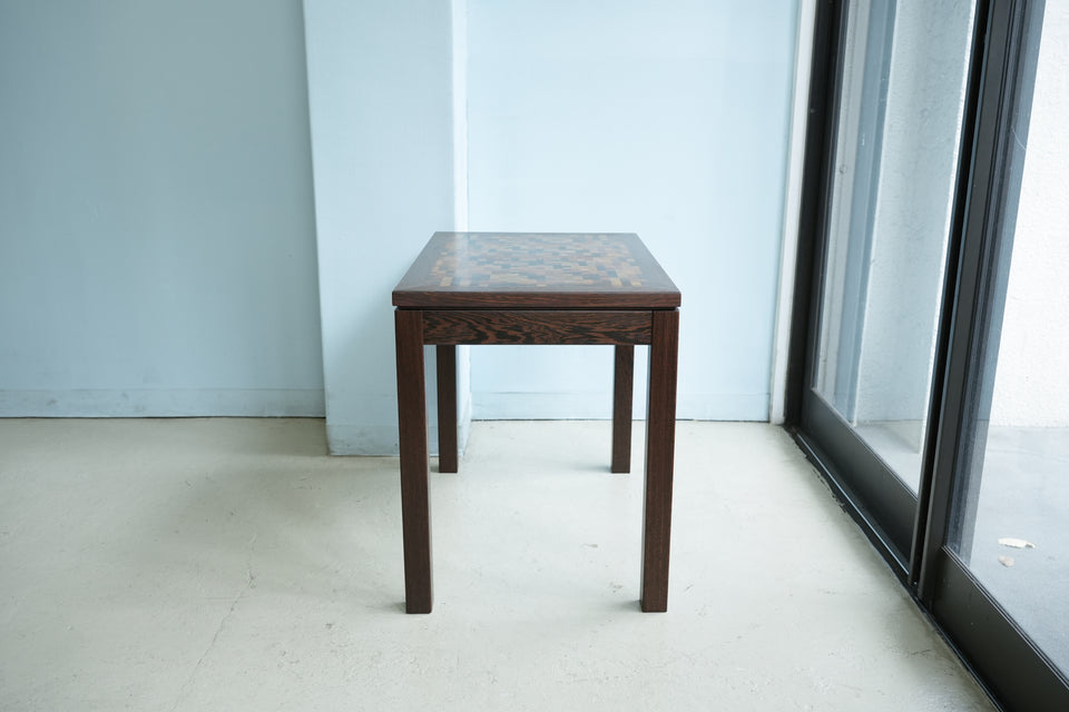 Tranekær Furniture Wenge Mosaic Side Table Danish Vintage / トラネケア ウェンジ モザイク サイドテーブル デンマークヴィンテージ