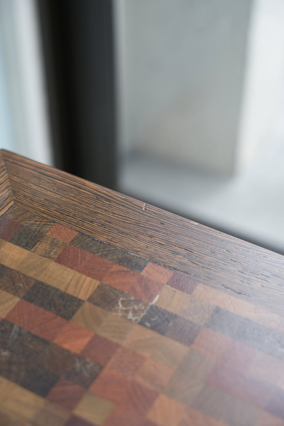 Tranekær Furniture Wenge Mosaic Side Table Danish Vintage / トラネケア ウェンジ モザイク サイドテーブル デンマークヴィンテージ