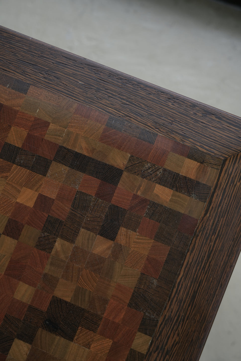 Tranekær Furniture Wenge Mosaic Side Table Danish Vintage / トラネケア ウェンジ モザイク サイドテーブル デンマークヴィンテージ
