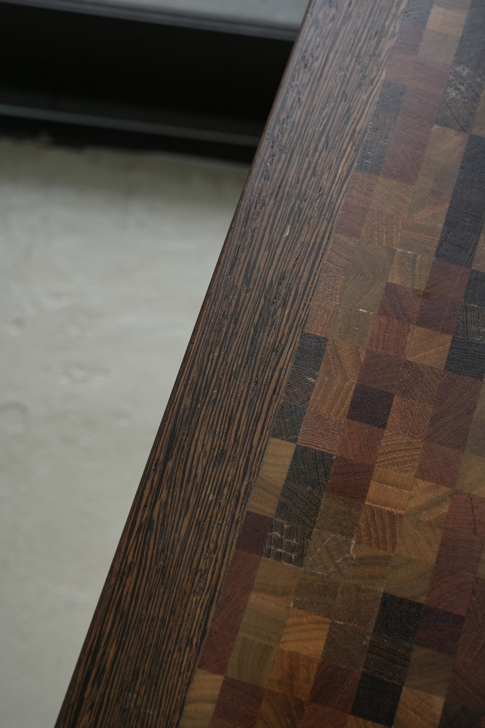 Tranekær Furniture Wenge Mosaic Side Table Danish Vintage / トラネケア ウェンジ モザイク サイドテーブル デンマークヴィンテージ