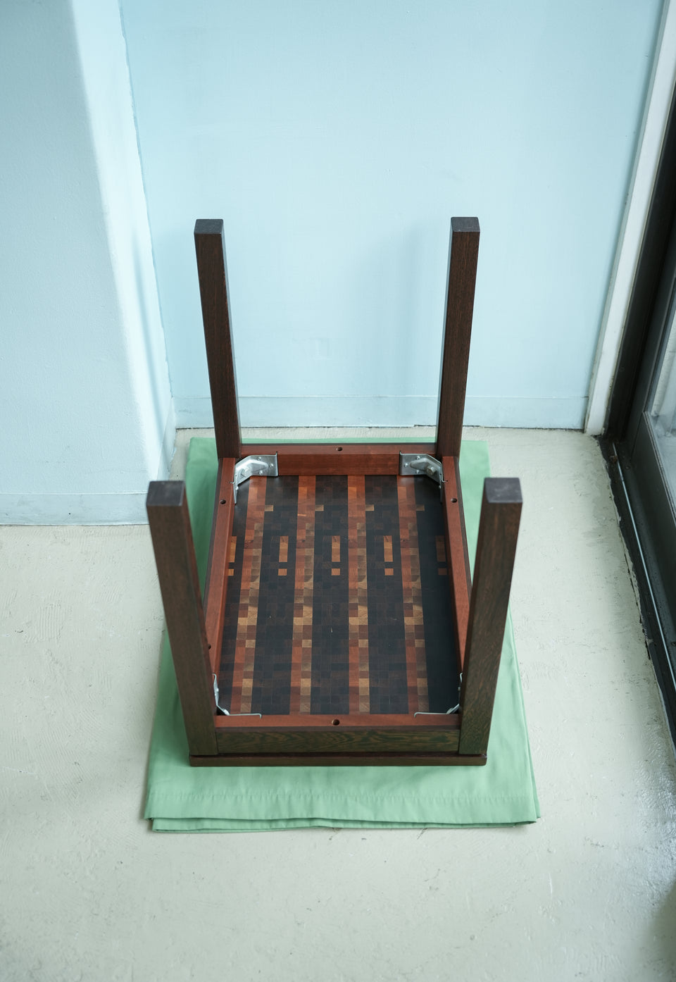 Tranekær Furniture Wenge Mosaic Side Table Danish Vintage / トラネケア ウェンジ モザイク サイドテーブル デンマークヴィンテージ