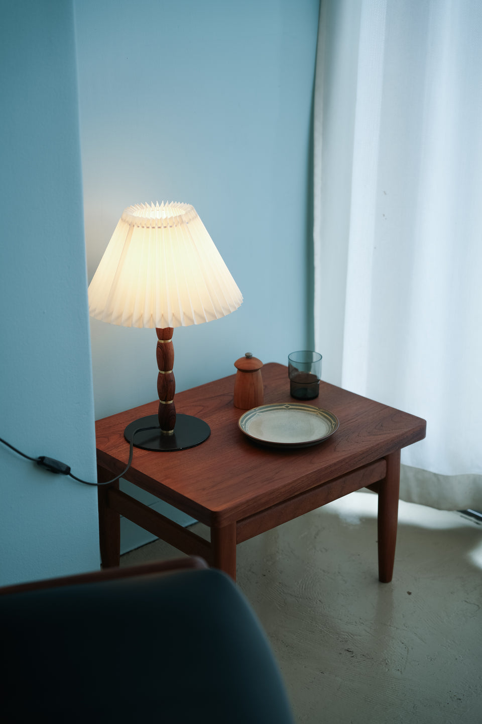Rosewood Table Lamp Danish Vintage/デンマークヴィンテージ テーブルランプ ローズウッド材 照明 北欧インテリア
